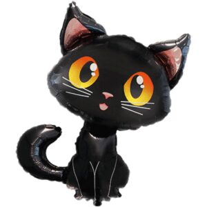 Flexmetal 36 inch Black Cat Foil Balloon
