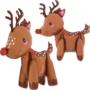 Grabo 26 inch Standup Reindeer Foil Balloon
