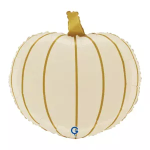 Grabo 16 inch Cream Pumpkin Foil Balloon