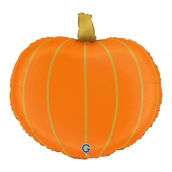 Grabo 19 inch Orange Pumpkin Foil Balloon