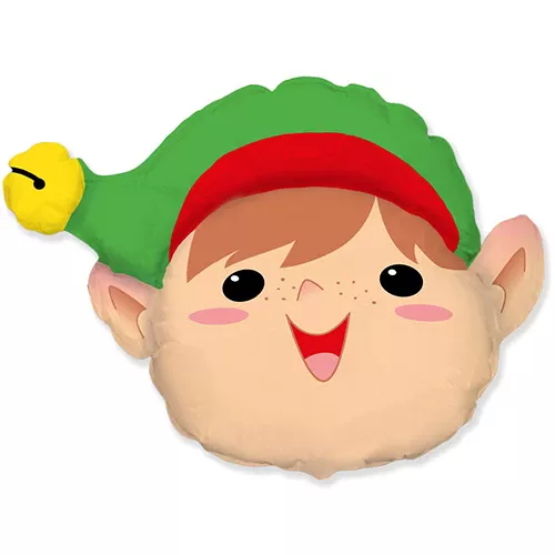 Flexmetal 24 inch Elf Head Foil Balloon