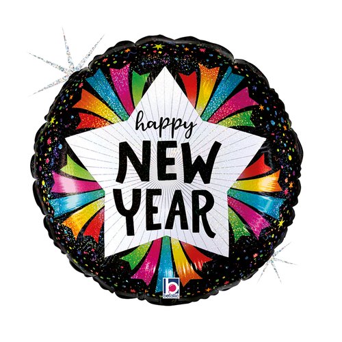 Grabo 18 inch New Year Star Foil Balloon