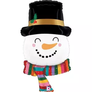 Grabo 27 inch Joyful Snowman Foil Balloon