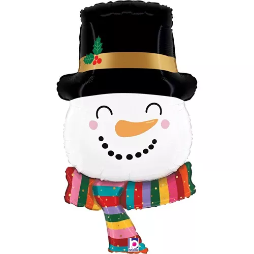 Grabo 27 inch Joyful Snowman Foil Balloon