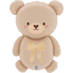 Grabo 32 inch Cream Teddy Bear Foil Balloon