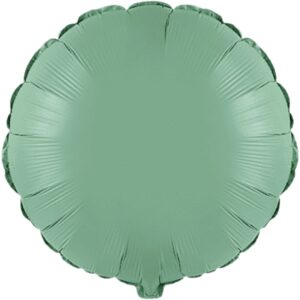 Flexmetal 18 inch Matte Mint Round Foil Balloon