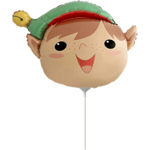 Flexmetal 9 inch Elf Head Mini Foil Balloon