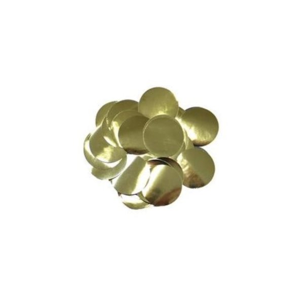 Oaktree Metallic Foil Confetti 10mm x 50g Gold