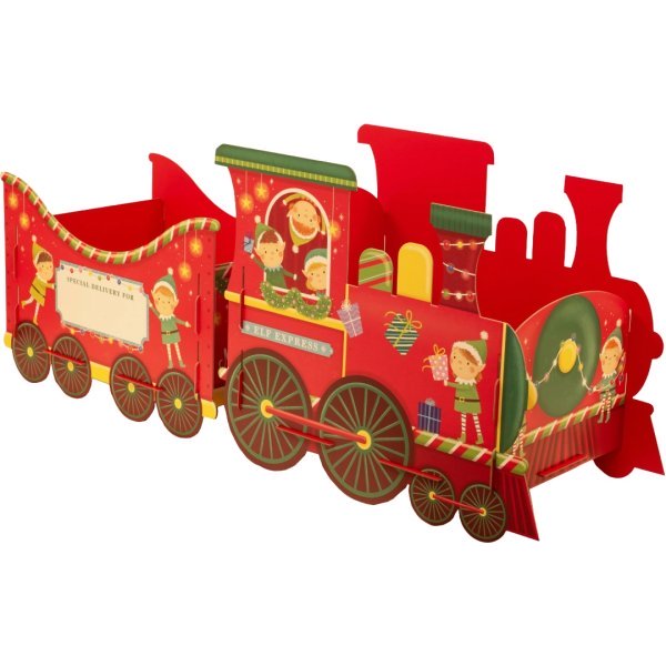 Large Christmas Elves Express Gift Train