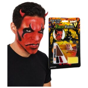 Haunted House Spooky Devil Face Paint Kit