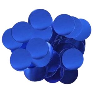 Oaktree Metallic Foil Confetti 10mm x 50g Blue
