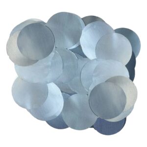 Oaktree Metallic Foil Confetti 10mm x 50g Light Blue