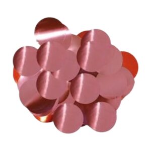 Oaktree Metallic Foil Confetti 10mm x 50g Light Pink