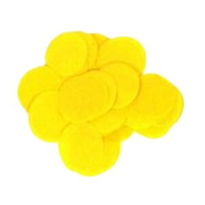 Oaktree Tissue Paper Confetti Round 25mm x 14g Yellow