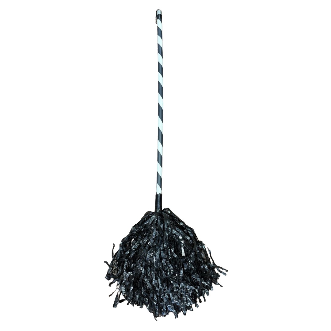 Spooky Black Halloween Witch Party Broom