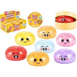 KAWAII Glitter Squishy Bao Bun (12pk)