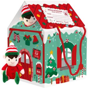 Eurowrap Christmas Elf Arrival House Box With Handles