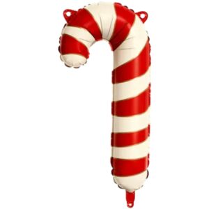 Party Deco 12 inch Candy Cane Foil Balloons (5)