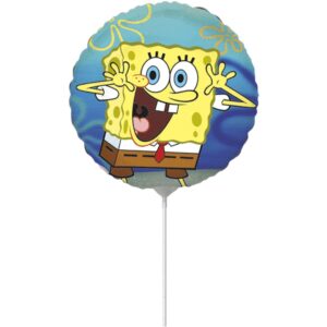 Flexmetal 9 inch SpongeBob SquarePants Round Mini Foil Balloon