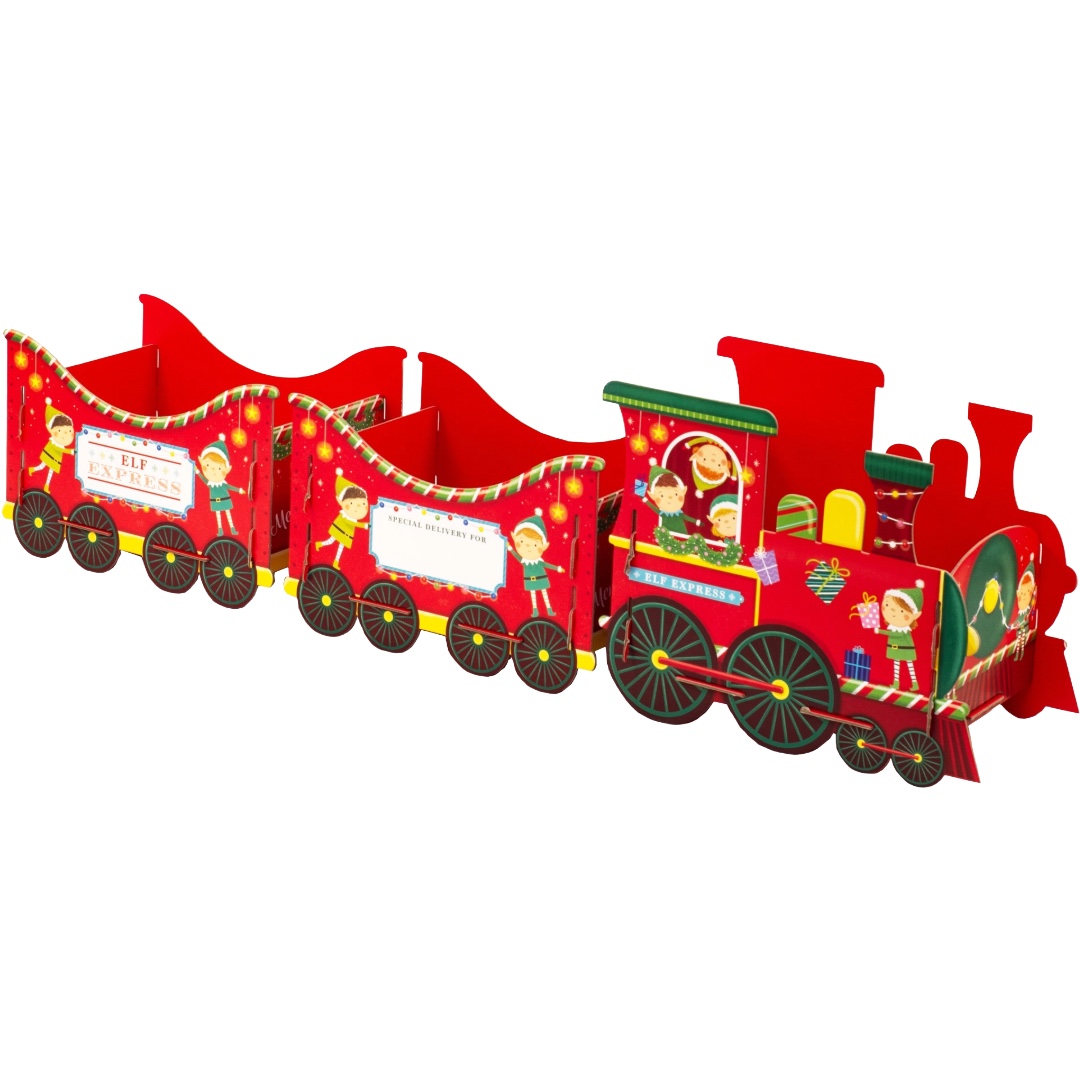 Small Christmas Elves Express Gift Train