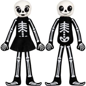 Boo Crew Dolls 12 inch Long Leg The Boo Crew MR & Mrs Skelly Dolls (2pk)