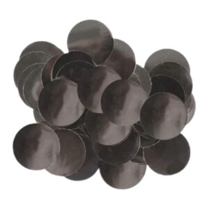 Oaktree Metallic Foil Confetti 10mm x 50g Black