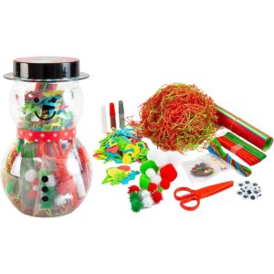 Snowman Craft Jar
