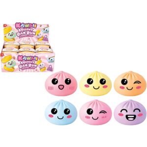 KAWAII Pastel Squishy Bao Bun (12pk)