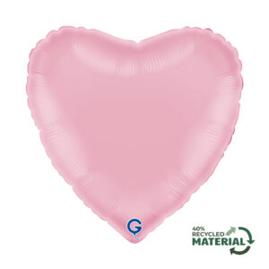Grabo 18 inch Pastel Pink Heart Shaped Foil Balloon