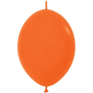 Sempertex 12 inch Fashion Orange Link-O-Loon Latex Balloons