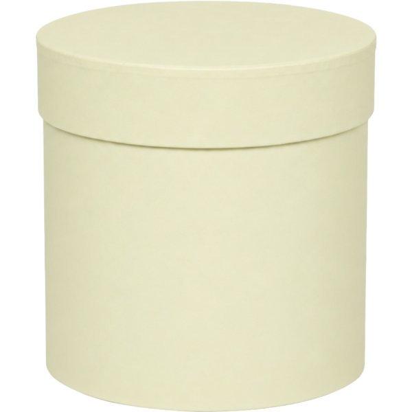 Single Hat Box 19.6x14.5cm Cream