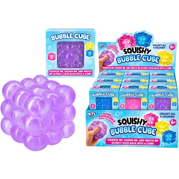 Squishy Bubble Cube Squishy (12pk)