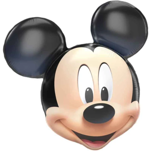 Official 21 inch Mickey Mouse Head Shape Foil Balloon