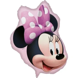 Official 19 inch Minnie Mouse Head Shape Foil Balloon