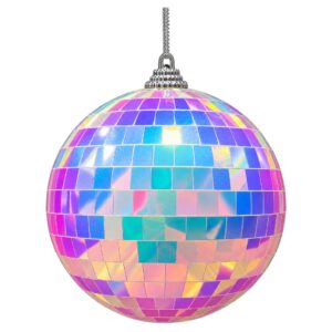 Iridescent Disco Ball Hanging Decoration Rainbow Mirror Effect