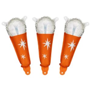 Party Deco 10 Inch Microphone Garland Foil Balloons (3)