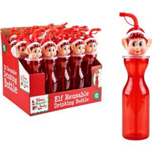 Elf Christmas Reusable Drinking Bottle