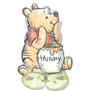 Anagram 36 inch Winnie the Pooh Sketch AirLoonz Foil Balloon