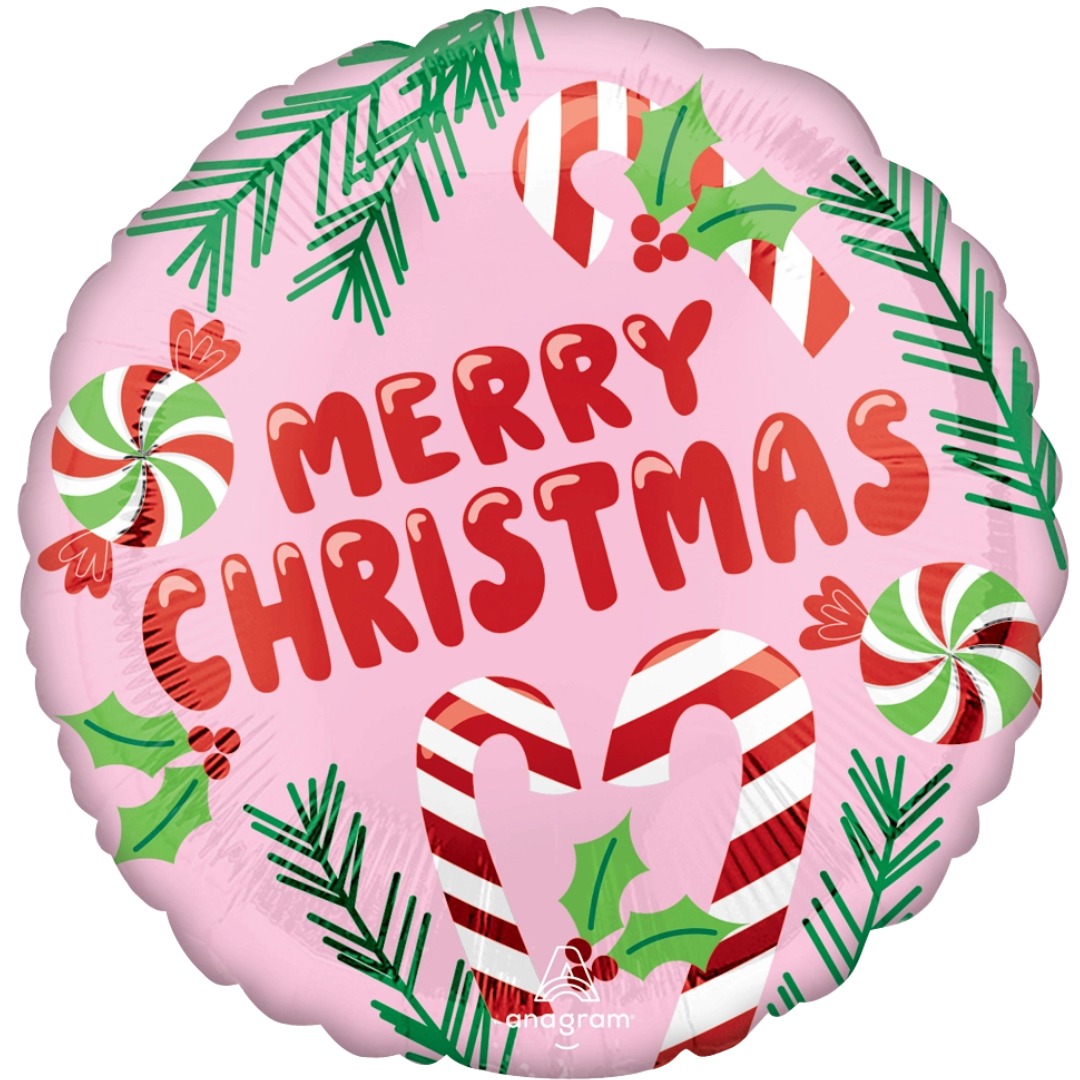 Anagram 18 inch Merry Christmas Sweetest Season Foil Balloon