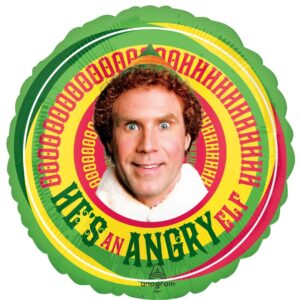 Anagram 18 inch He's an Angry Elf Foil Balloon