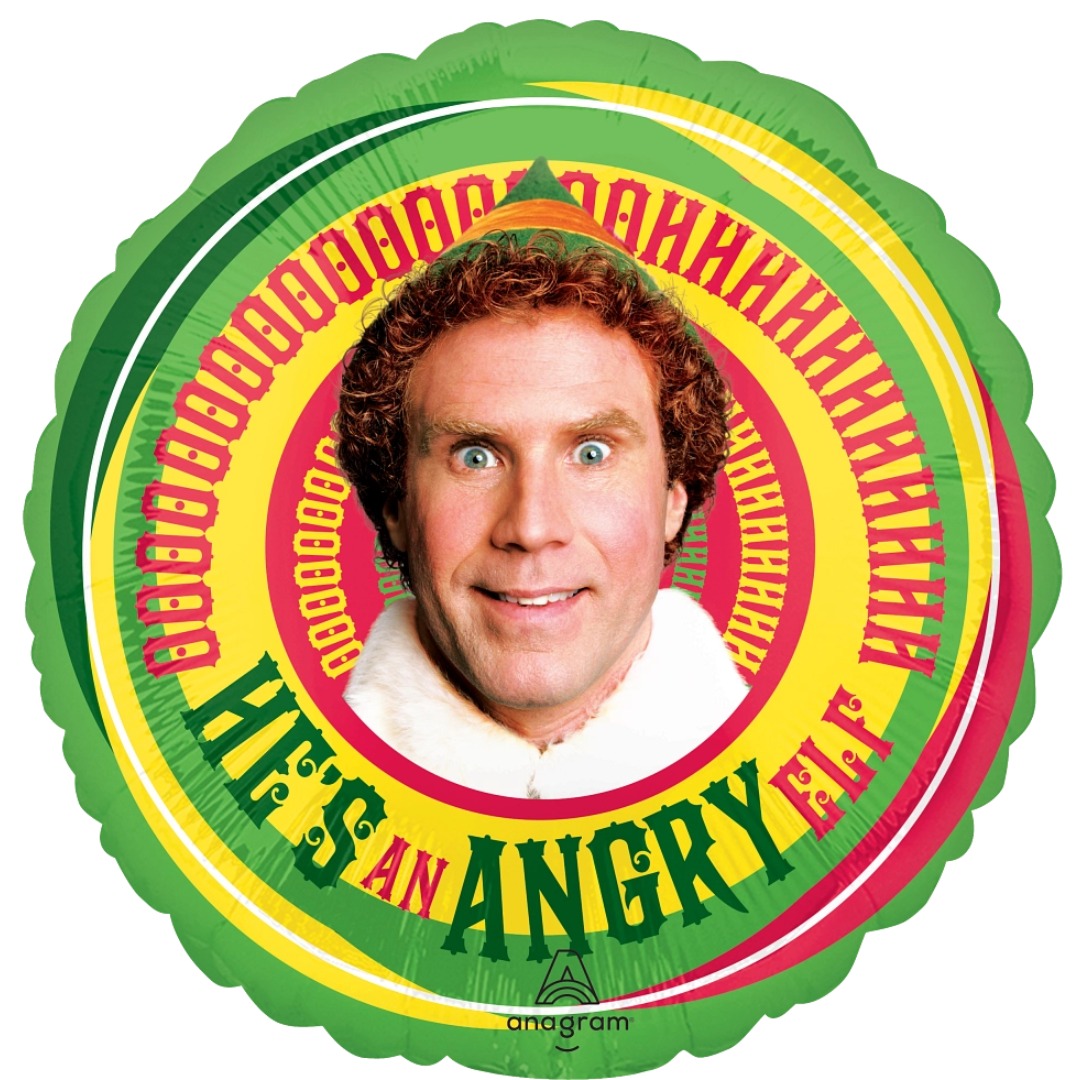 Anagram 18 inch He's an Angry Elf Foil Balloon