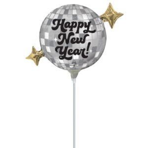 Anagram 13 inch Happy New Year Disco Glamour Mini Foil Balloon