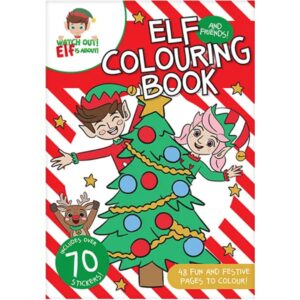 Elf Colouring Book & Sticker (48 Pages)