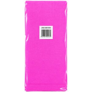 Cerise Crepe Paper 1.5M x 50cm (12pk)