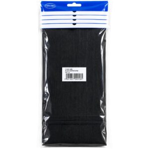 Black Crepe Paper 1.5M x 50cm (12pk)