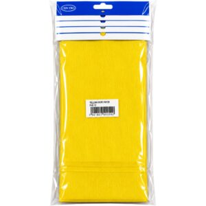 Yellow Crepe Paper 1.5M x 50cm (12pk)