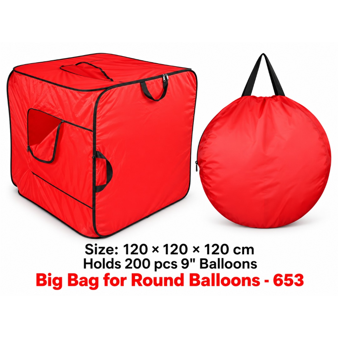 Borosino Large Foldable Balloon Storage Bag 120x120x120cm