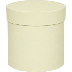 Single Hat Box 19.6x14.5cm Cream
