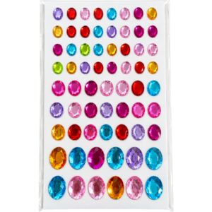Small Assorted Self Adhesive Gemstone Stickers