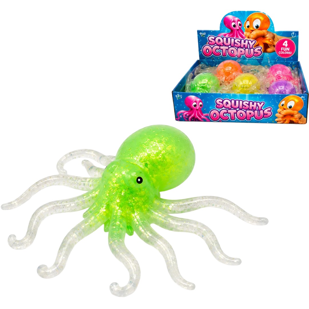 Squishy Octopus Toy (12pk)